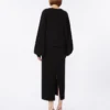 Vestido leve em cady, preto Vestido leve em cady, preto