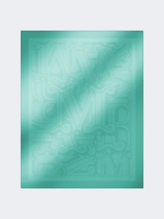 Xaile em jacquard de algodão, modal e caxemira, verde pastel Xaile em jacquard de algodão, modal e caxemira, verde pastel