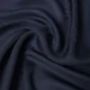 Xaile em malha jacquard de lã e seda, azul-escuro